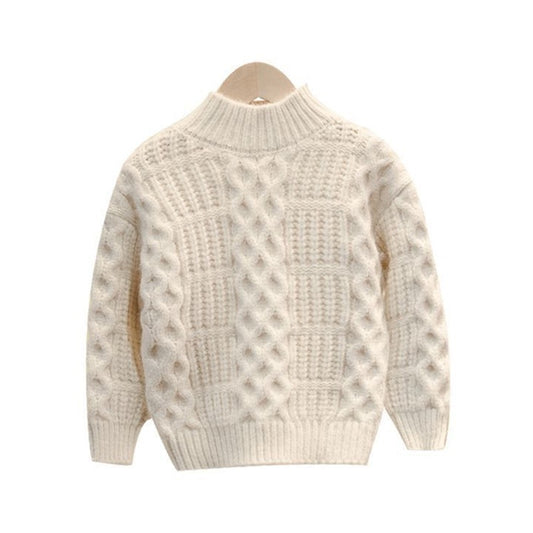 Jungenpullover in leuchtenden Farben, neuer Western-Stil mit Samtfutter🌟