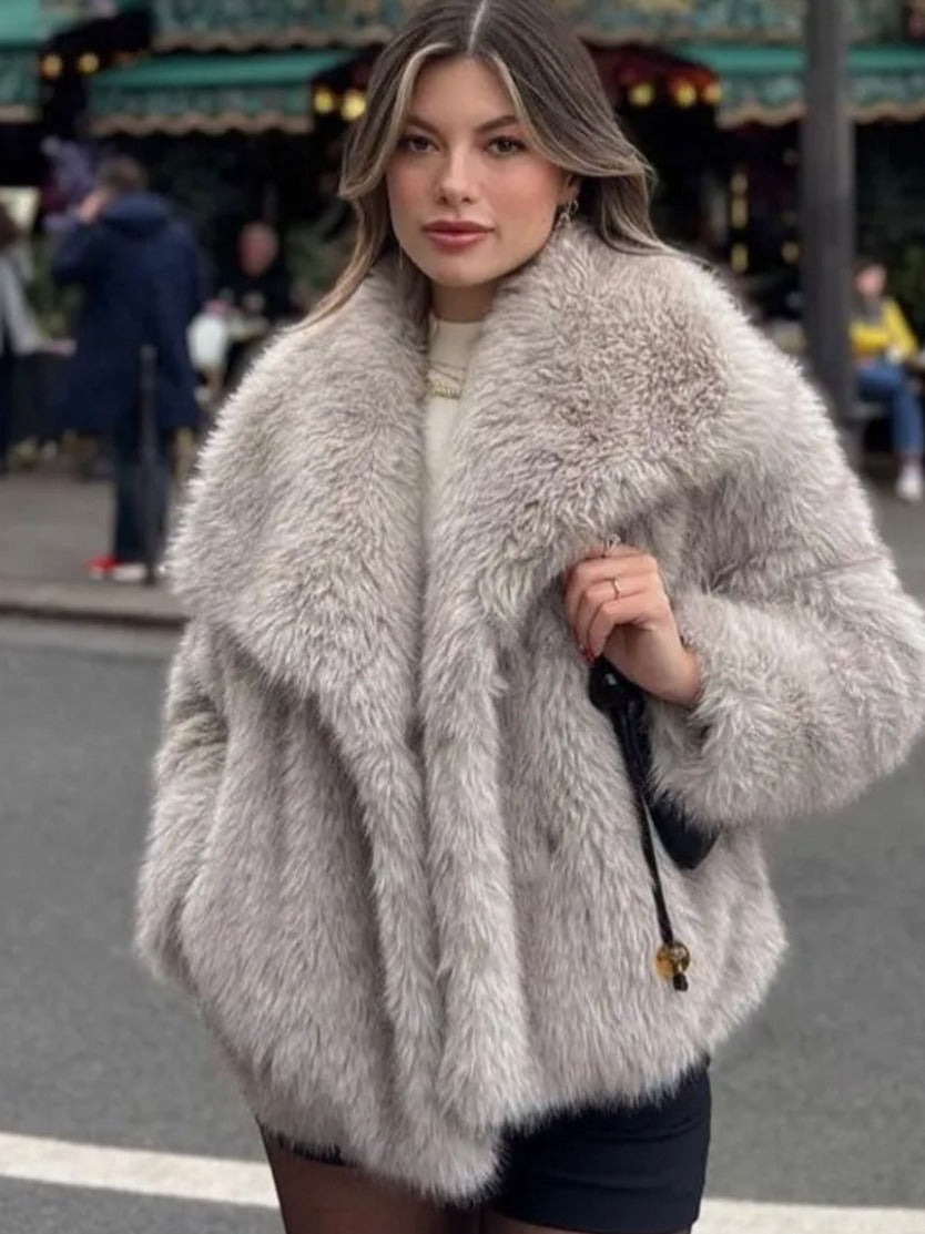 Winter Plush Coat Fashion Warm