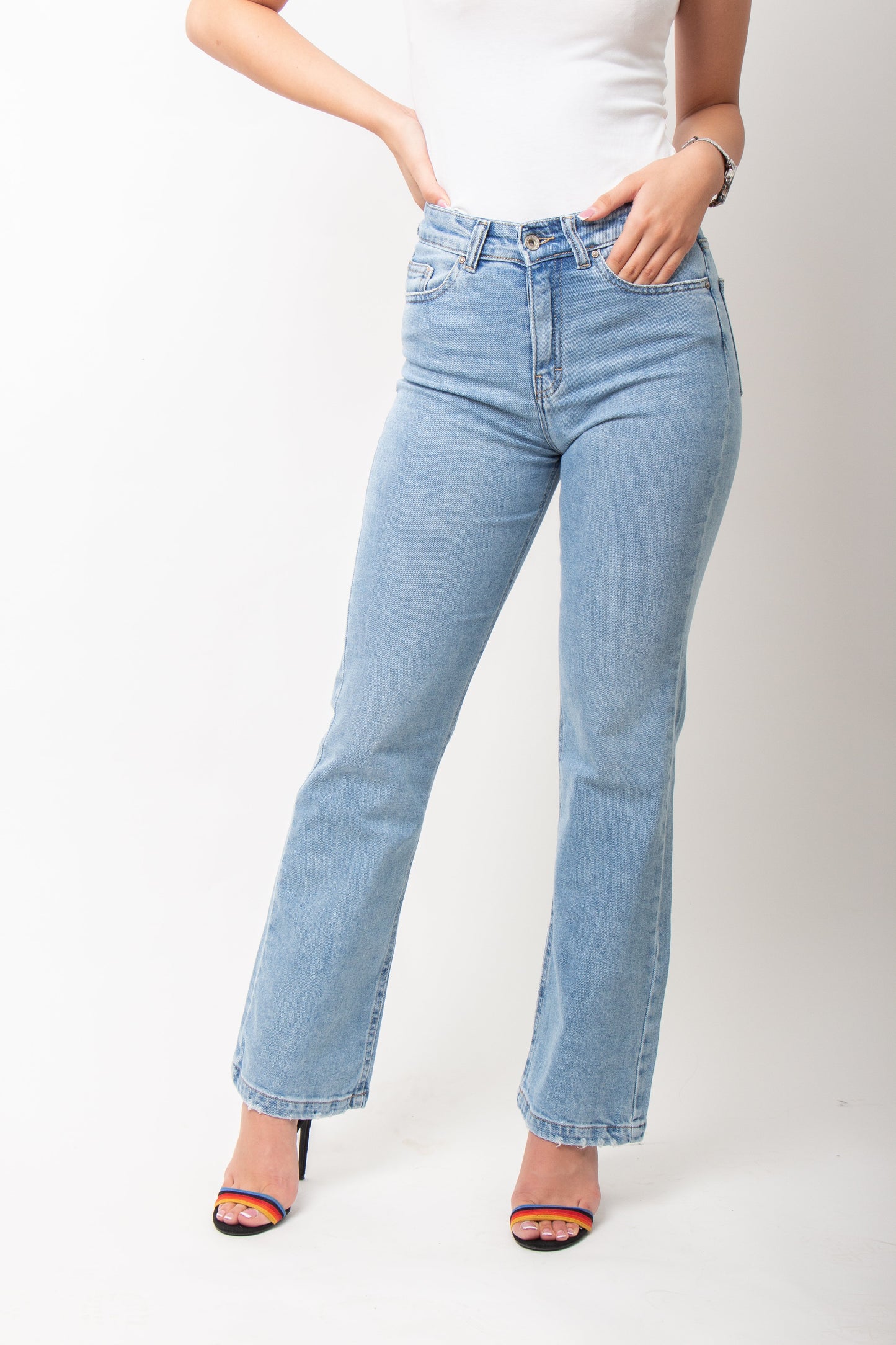 Mirovæ Santorini Straight – Light Blue Jeans