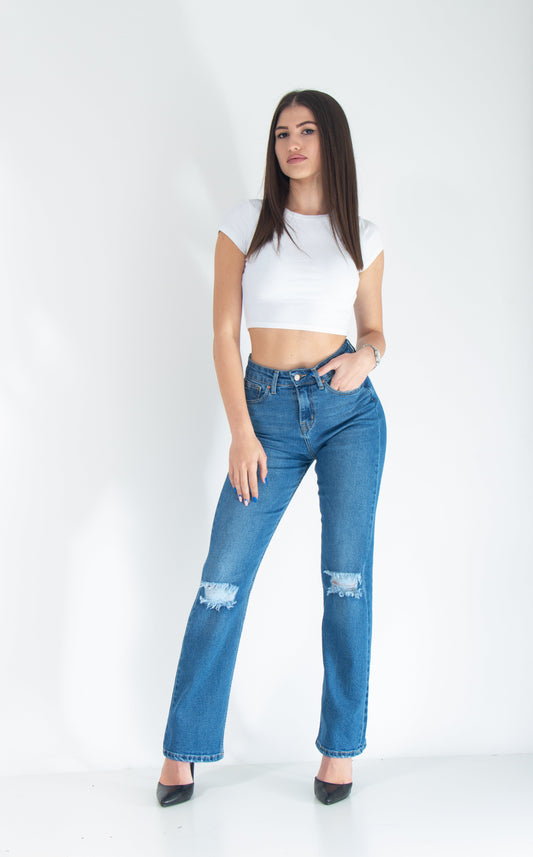 Mirovæ Santorini Jeans – Blue High Waist