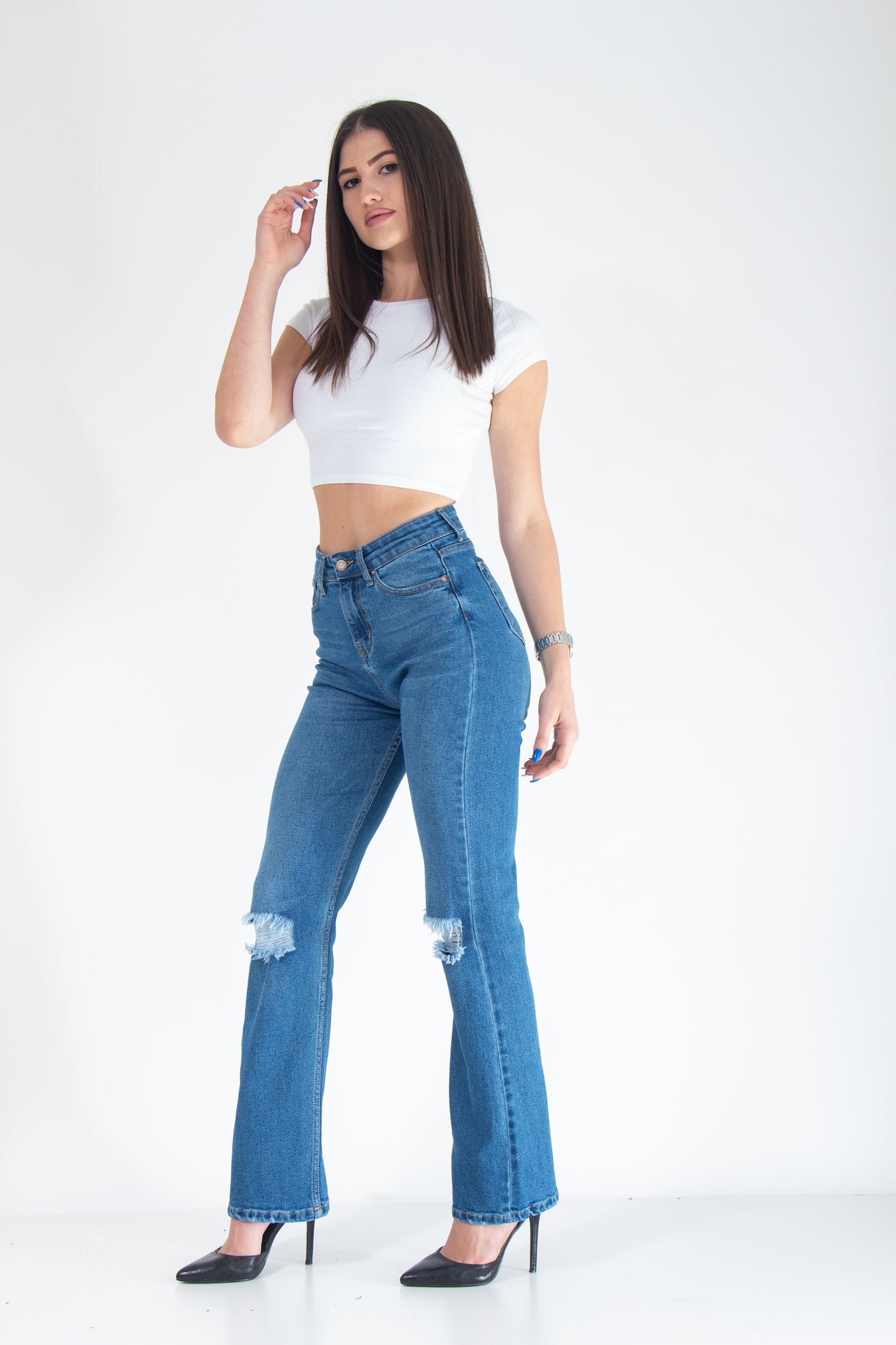 Mirovæ Santorini Jeans – Blue High Waist