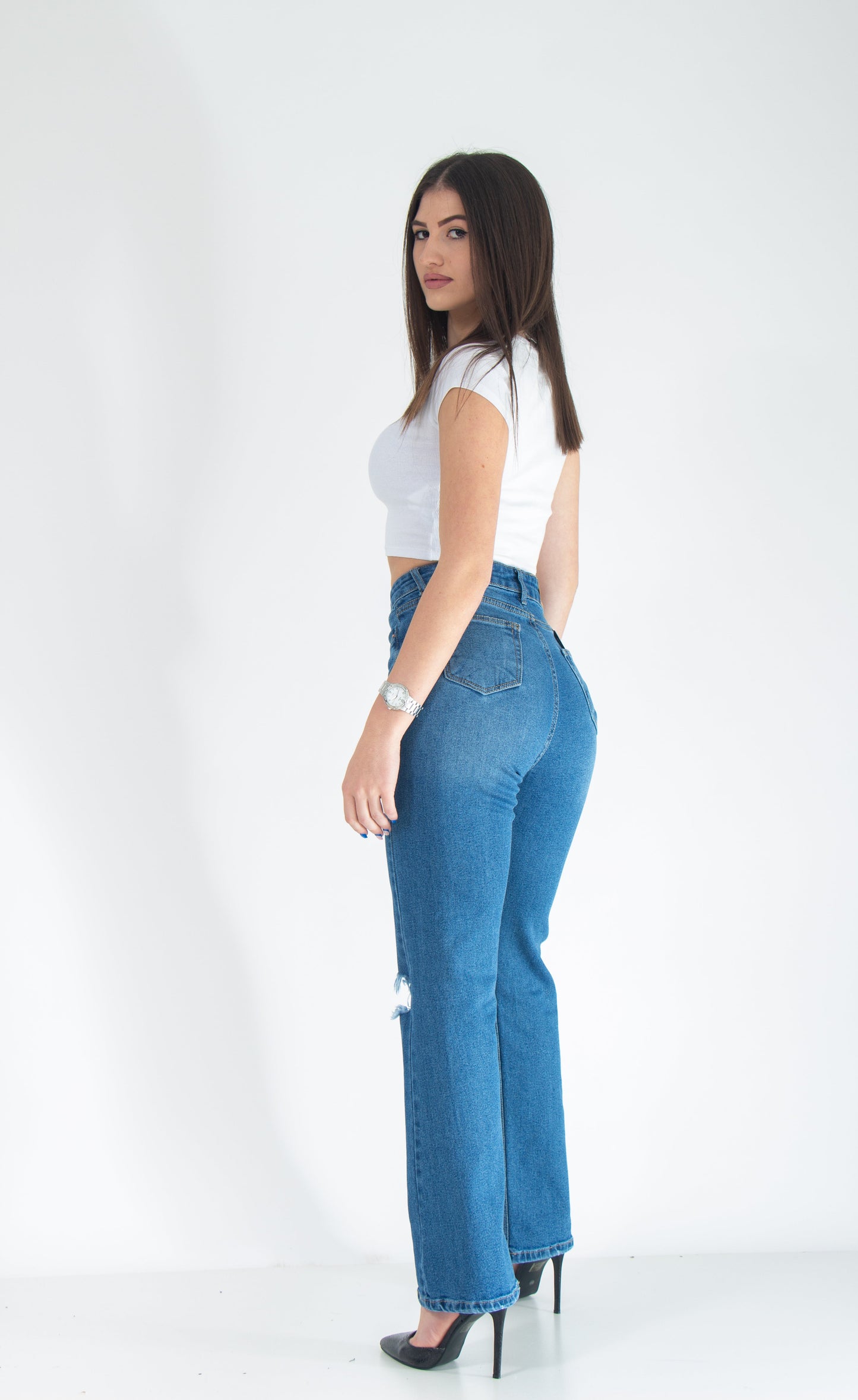 Mirovæ Santorini Jeans – Blue High Waist