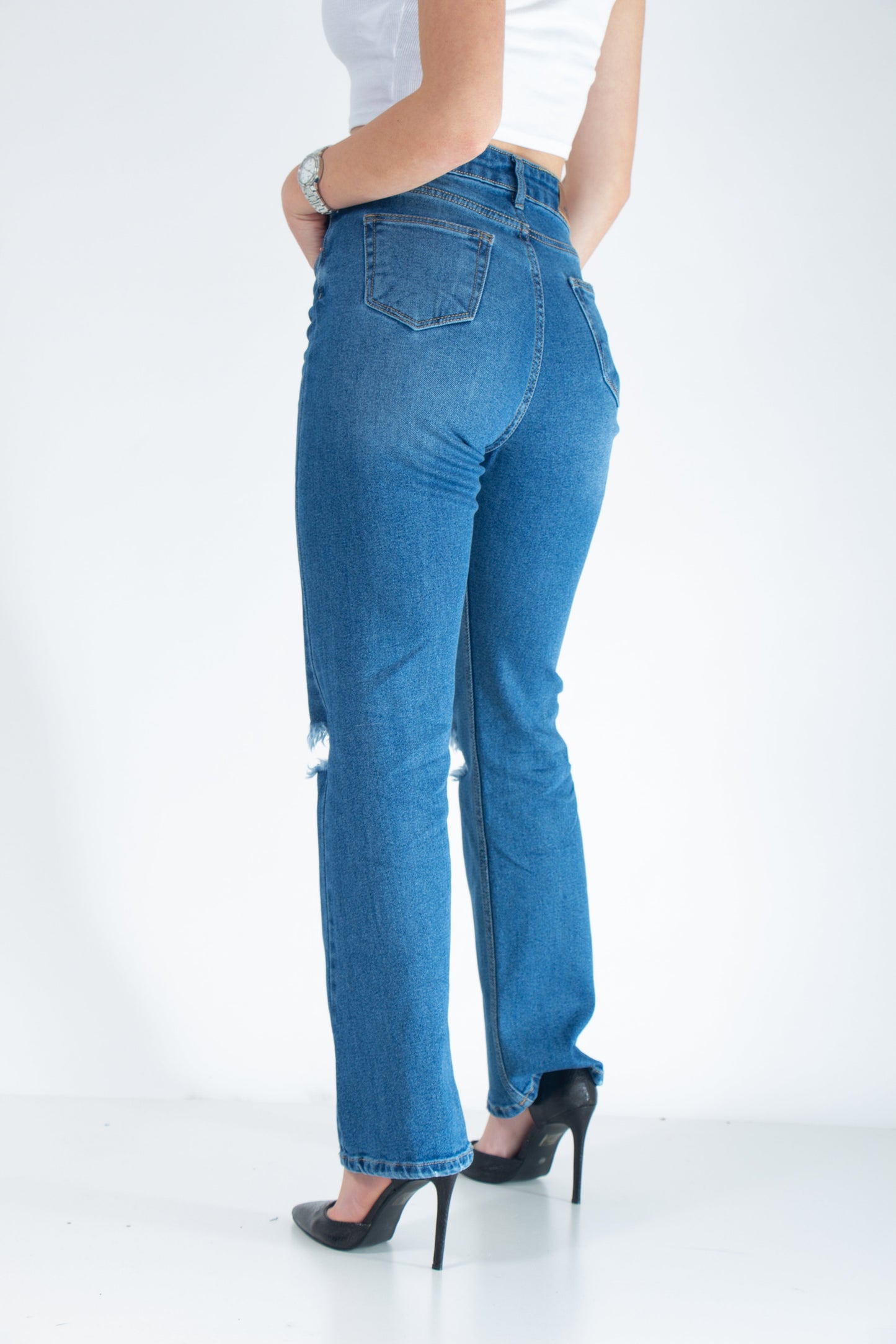 Mirovæ Santorini Jeans – Blue High Waist