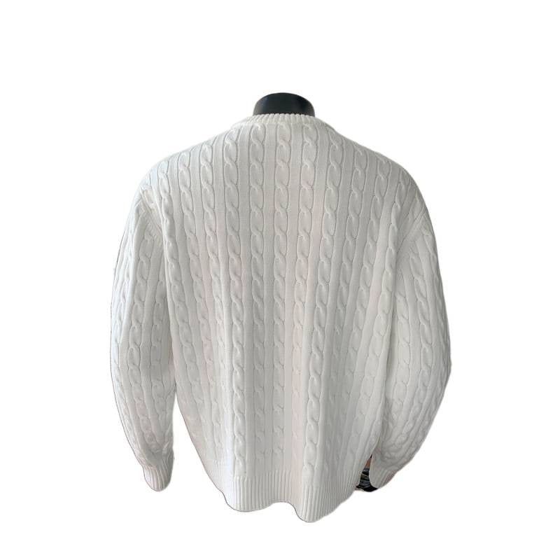 Retro-Pullover mit Rundhalsausschnitt und Twist-Effekt, lockerer Freizeitpullover🌟