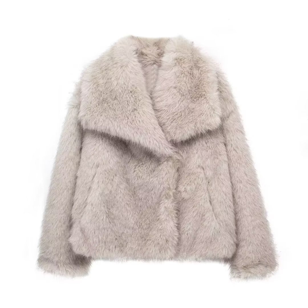 Winter Plush Coat Fashion Warm