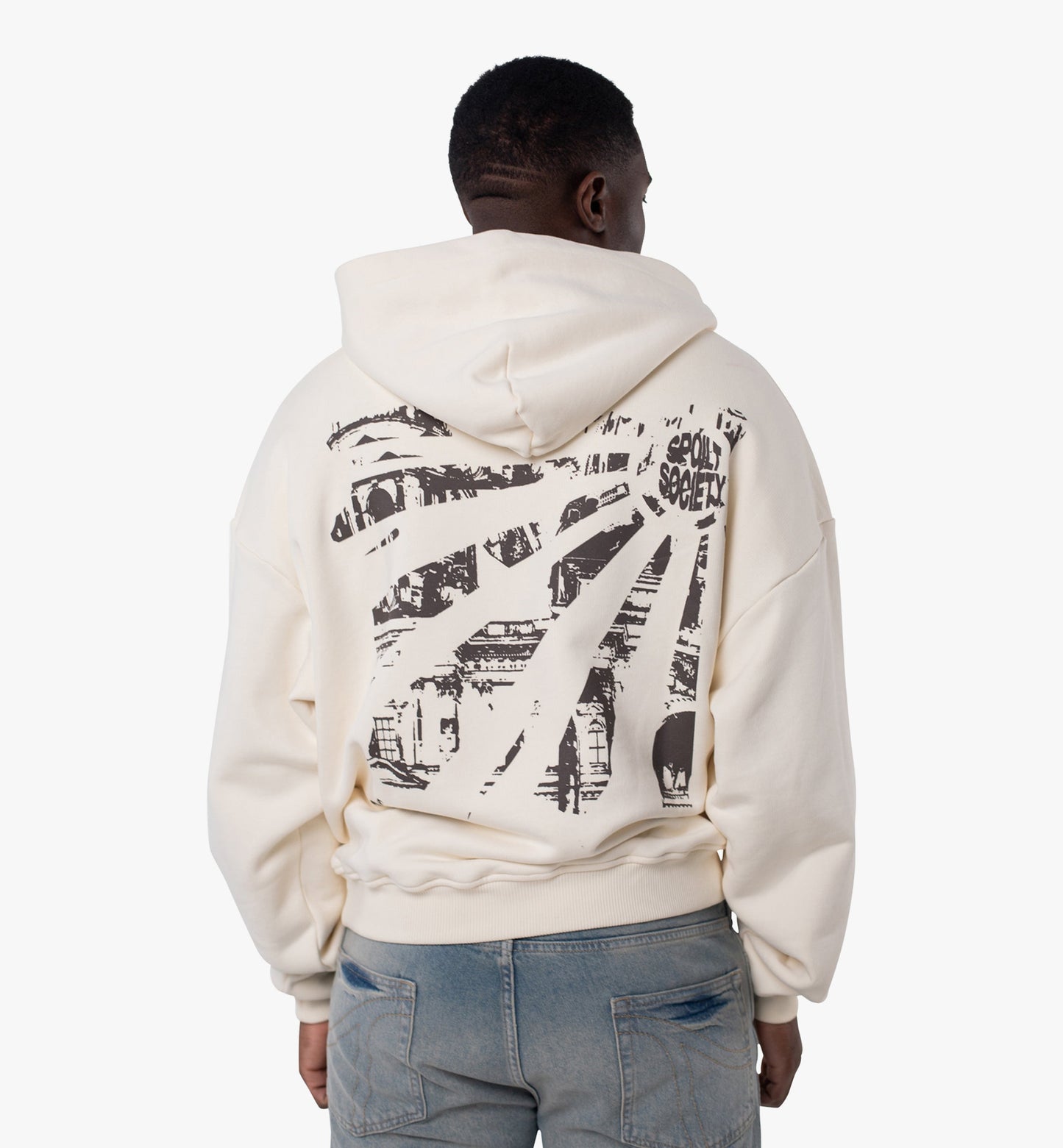 mirovæ “Guilty” Graphic Hoodie – Cream Edition