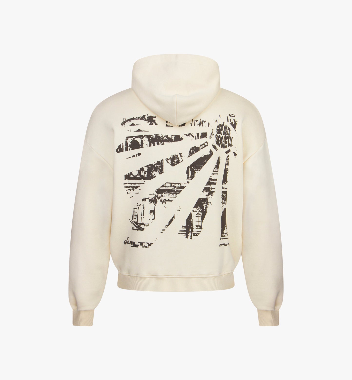 mirovæ “Guilty” Graphic Hoodie – Cream Edition