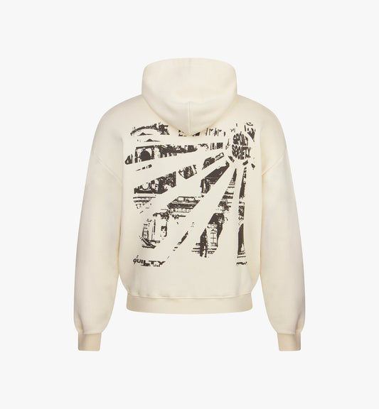 mirovæ “Guilty” Graphic Hoodie – Cream Edition