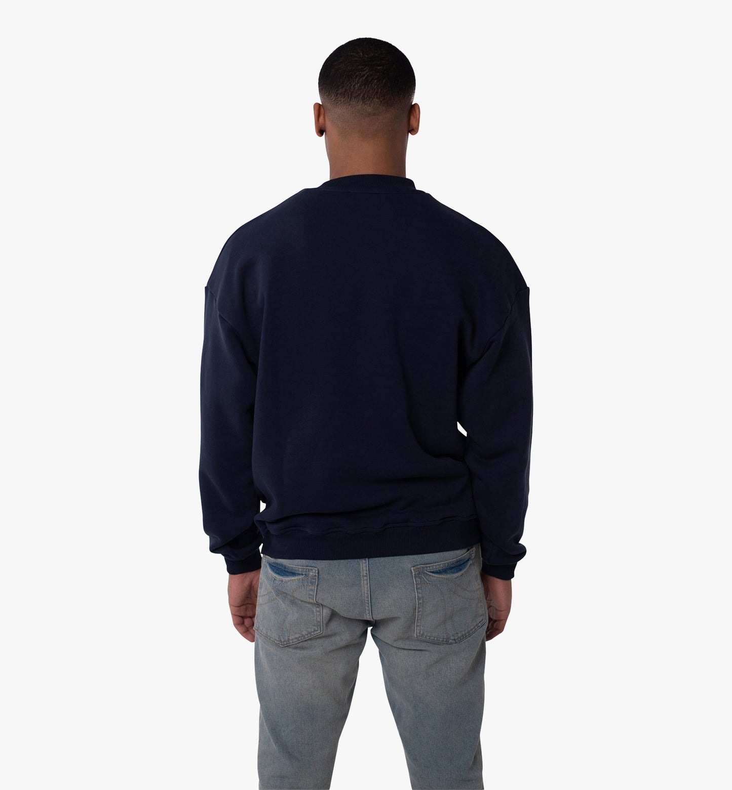 Mirovæ College Sweater “Nom” – Navy Blue