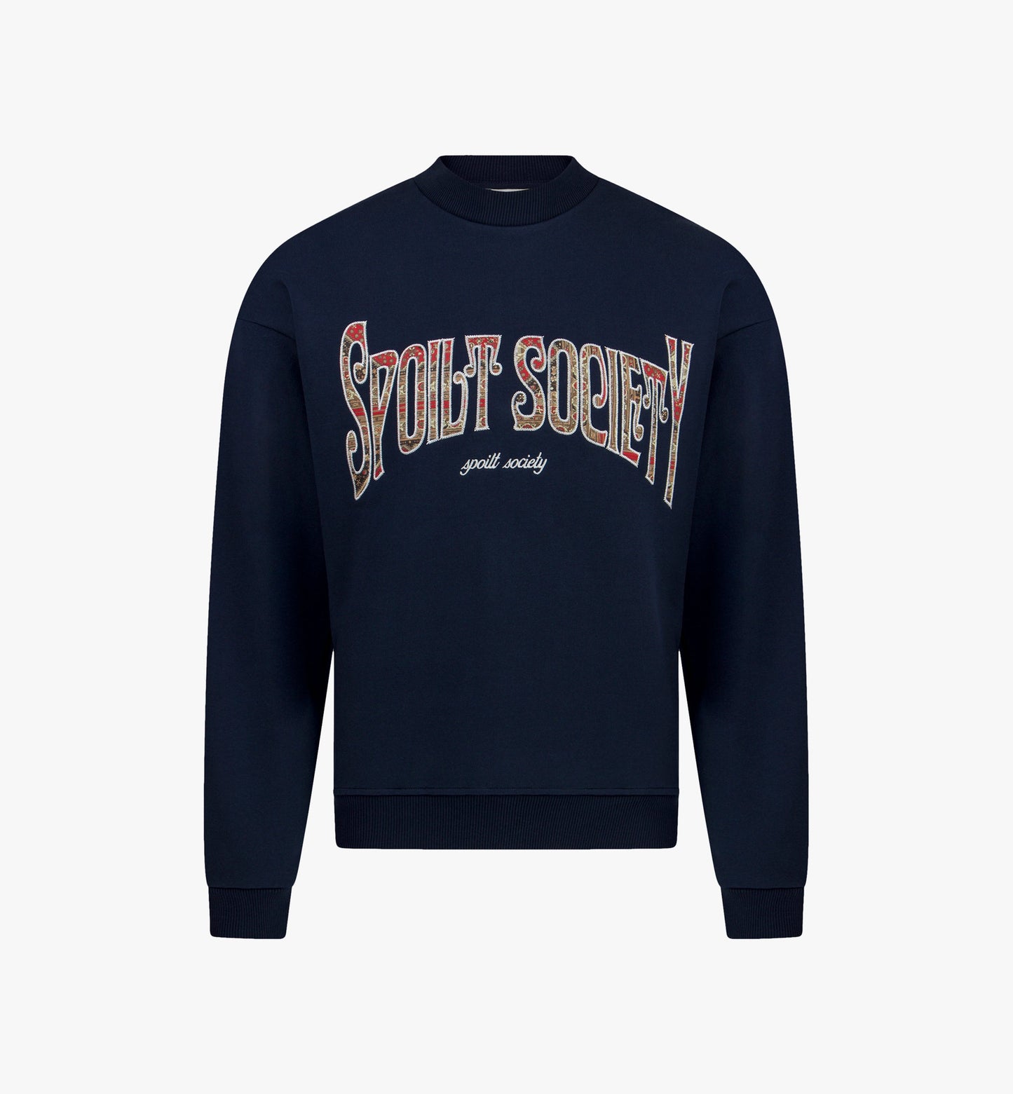 Mirovæ College Sweater “Nom” – Navy Blue