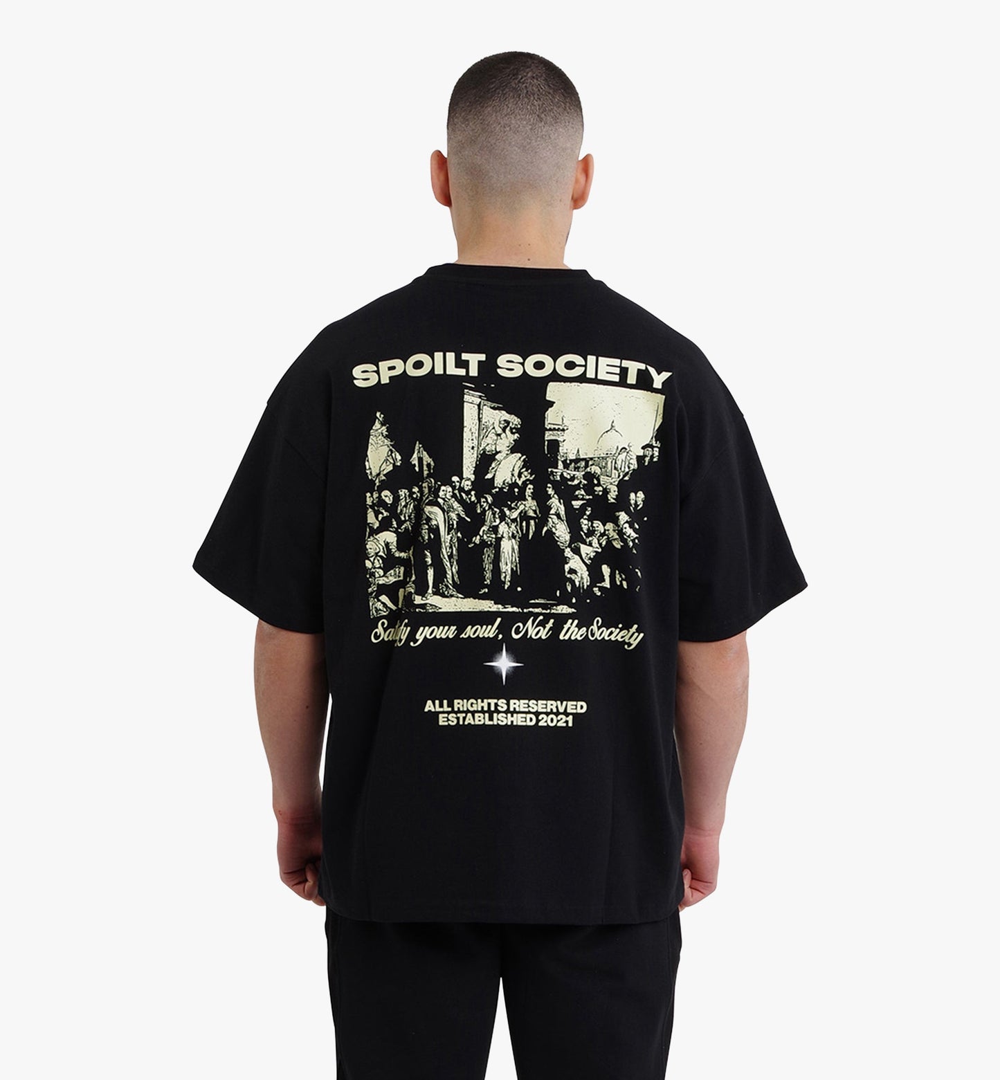 Mirovæ Oversized T-Shirt “Souls” – Black Edition